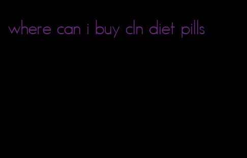 where can i buy cln diet pills