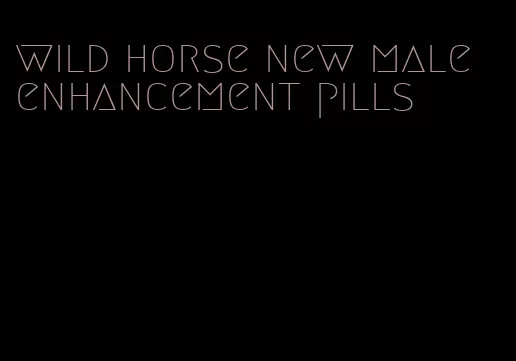 wild horse new male enhancement pills
