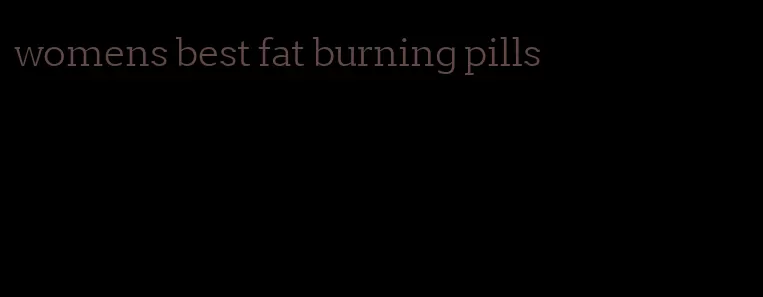 womens best fat burning pills