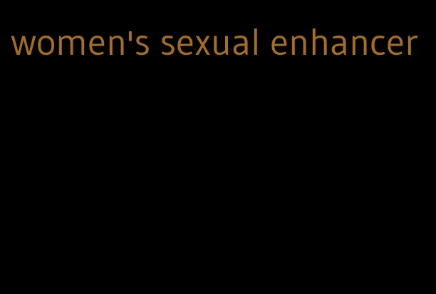 women's sexual enhancer