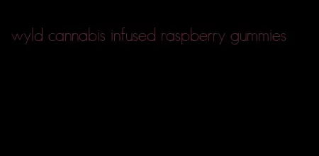 wyld cannabis infused raspberry gummies